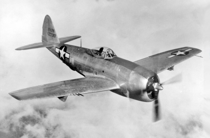 Republic р-47n Thunderbolt истребитель-бомбардировщик