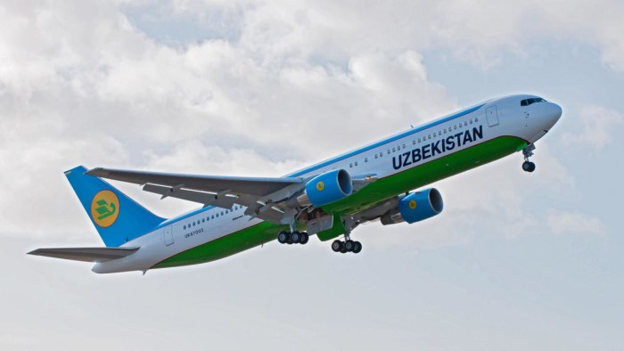 Boeing 767 узбекские авиалинии