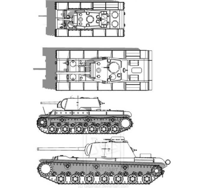 Кв-4 Креславского чертеж