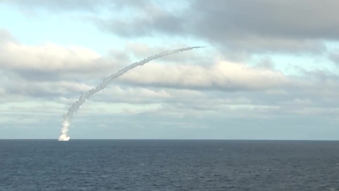 Пуск циркона из подводного положения