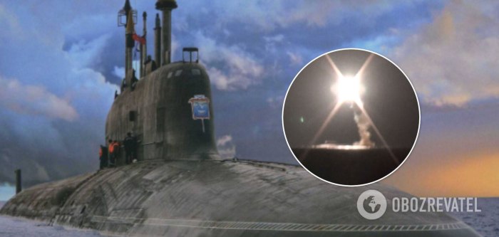 Пуск циркона с подводной лодки