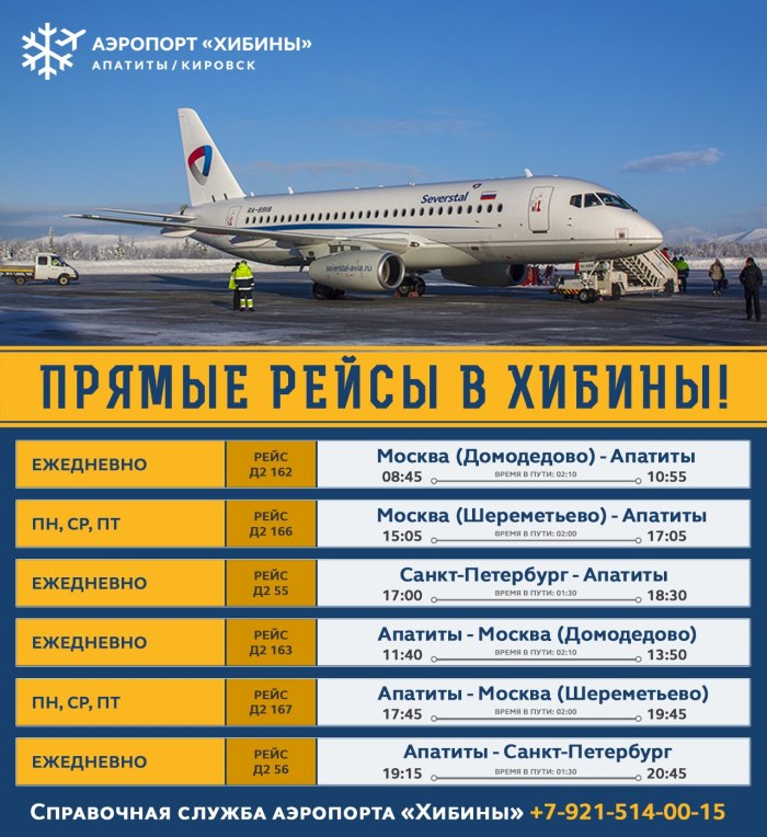Аэропорт Апатиты Хибины