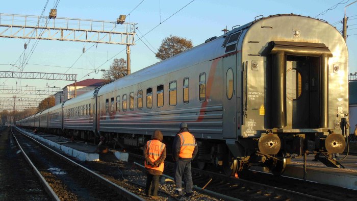 Поезд 113а Санкт-Петербург Адлер вагоны