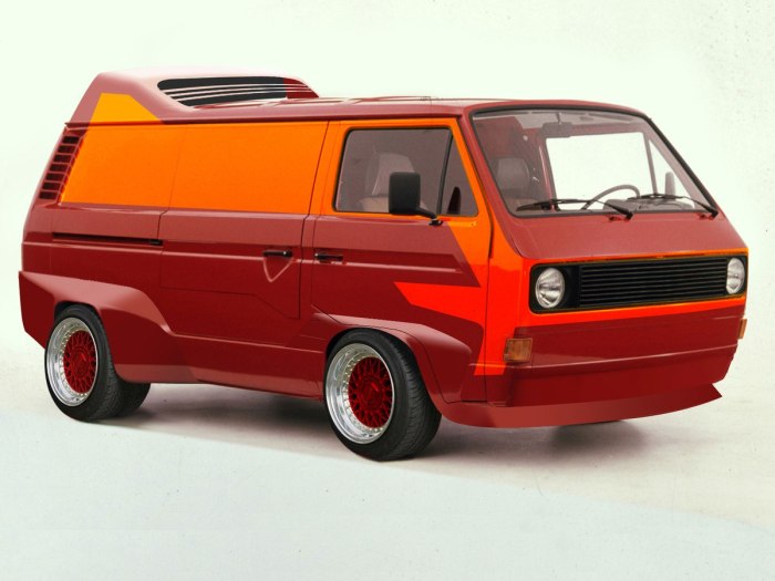 Volkswagen Transporter t3 оранжевый