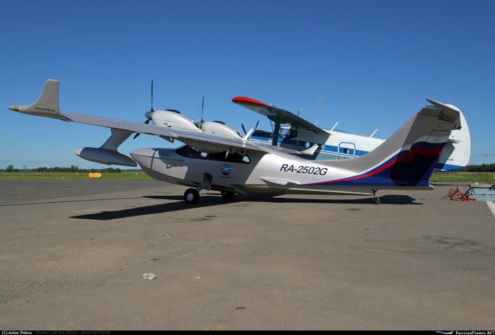 Самолет амфибия л-44