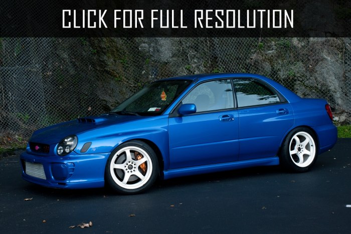 Subaru Impreza WRX STI 2002