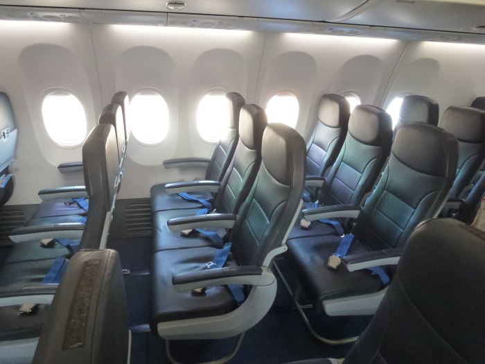 Победа самолет Боинг 737-800 салон