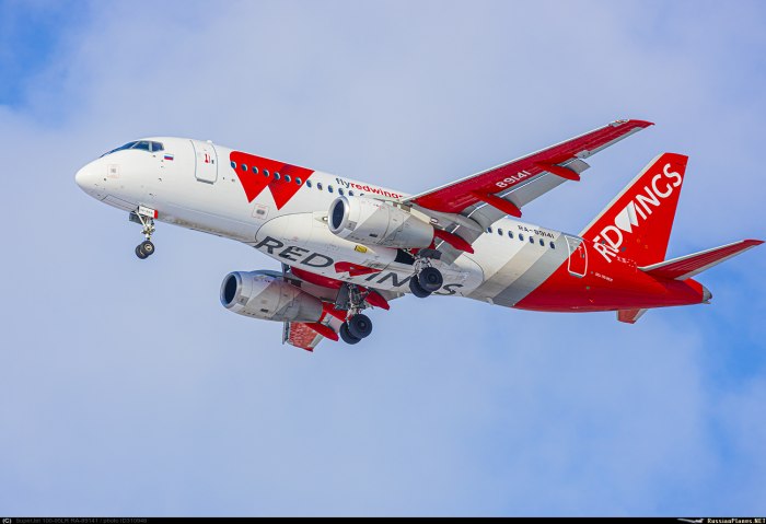 Red Wings ssj100 места