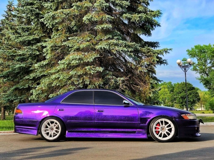 Toyota Mark II JZX 90 фиолетовый