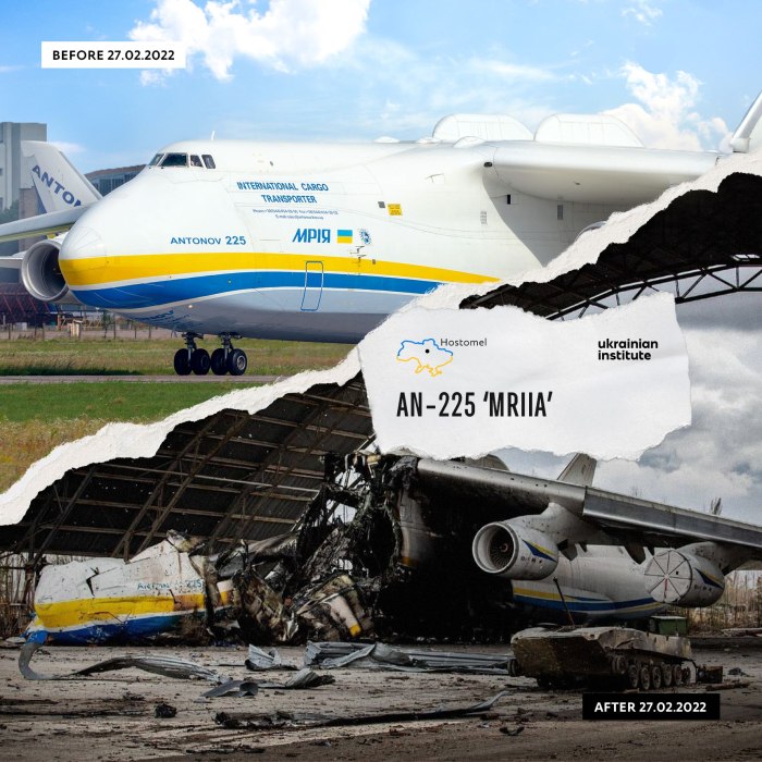 АН-225 Мрия уничтожен в Гостомеле