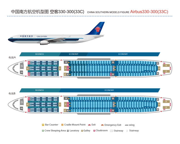 Airbus а330-300 рассадка