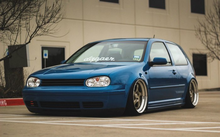 Volkswagen Golf mk4 stance