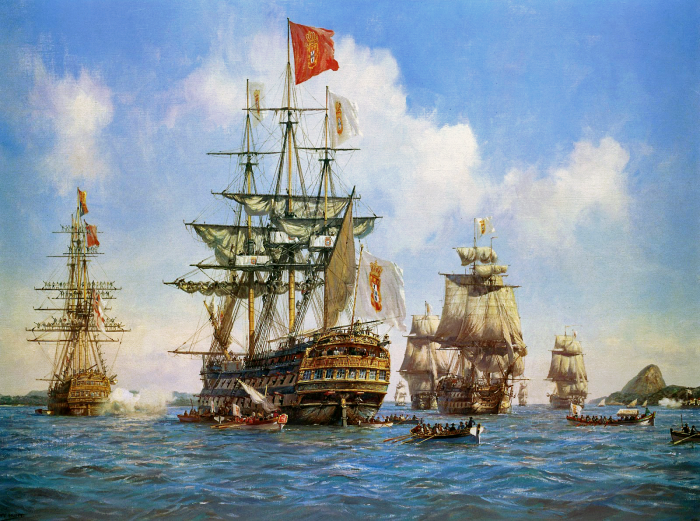 Geoff Hunt. Парусные корабли.