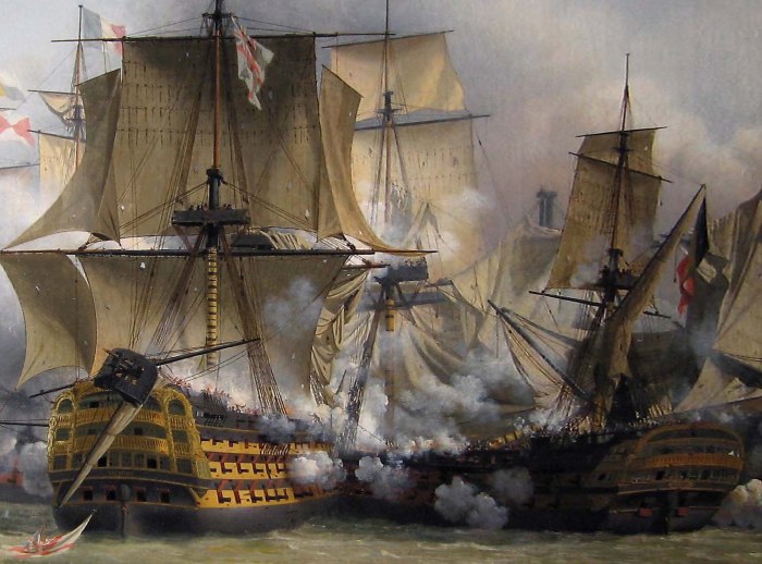 Трафальгарская битва 1805 корабль Виктори