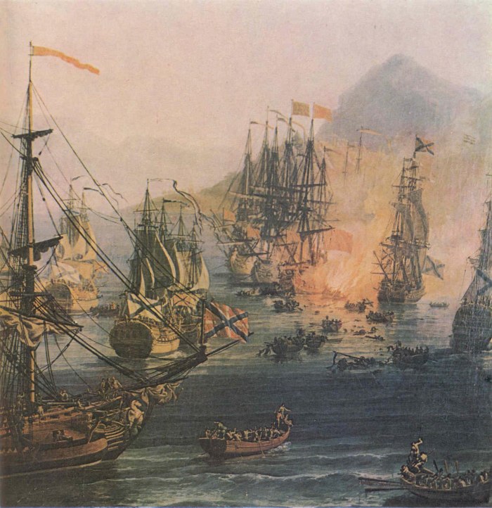 Чесменское сражение 1770