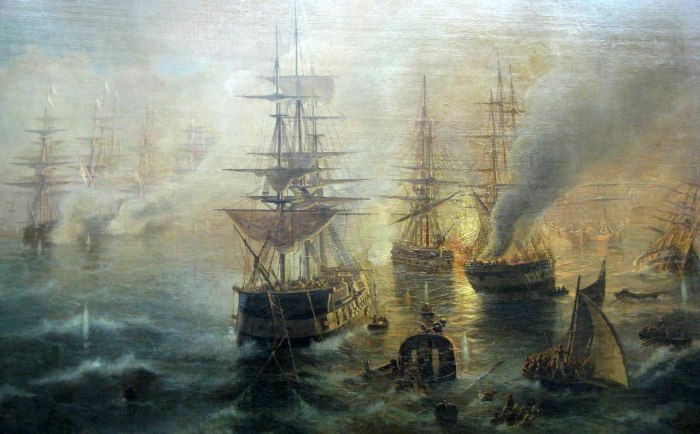 Айвазовский Синопский бой 1853