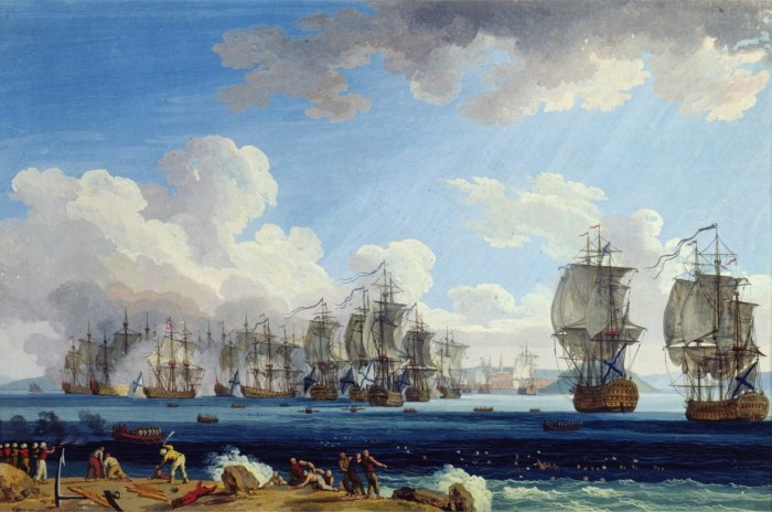 Чесменское сражение 1770