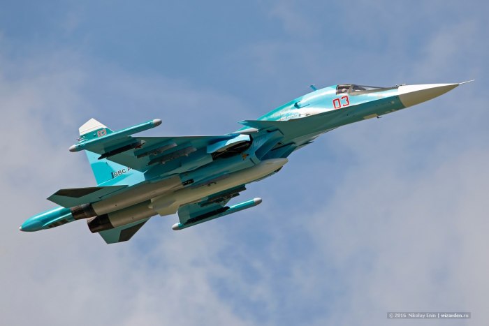 Фронтовой бомбардировщик Су-34