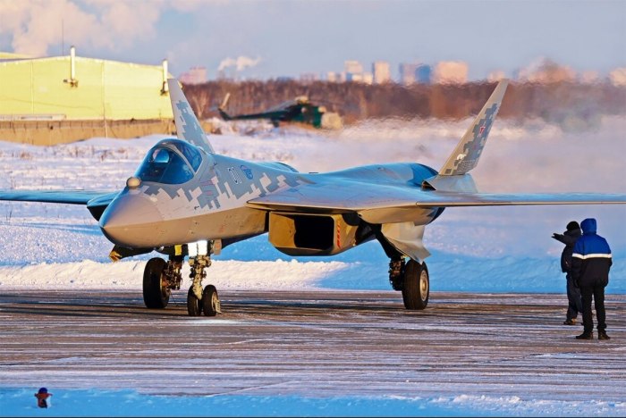 Су-57 двухдвигательный реактивный самолёт