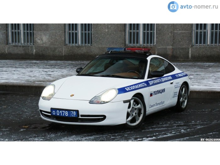 Полицейская машина Порше 911