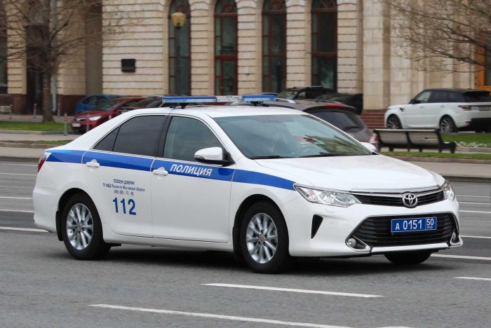 Тойота Камри 70 полиция