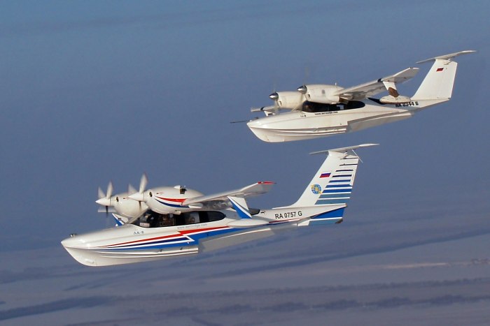 Самолет-амфибия la8 АЭРОВОЛГА