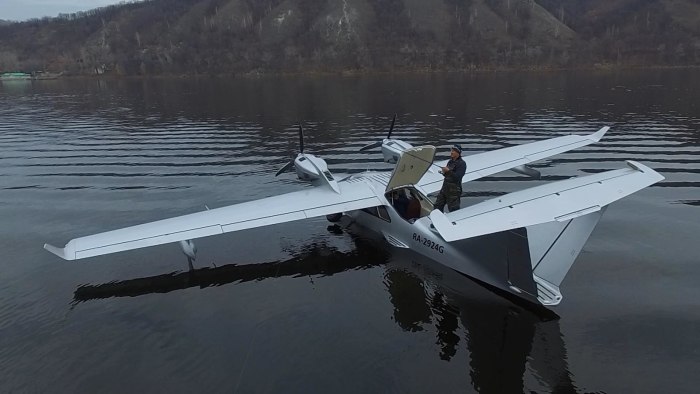 Гидросамолет Чайка л-44