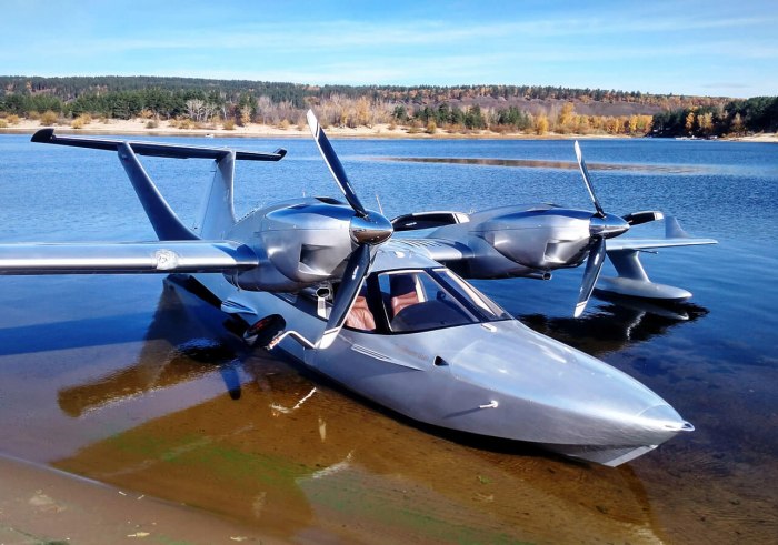 Самолет амфибия l65