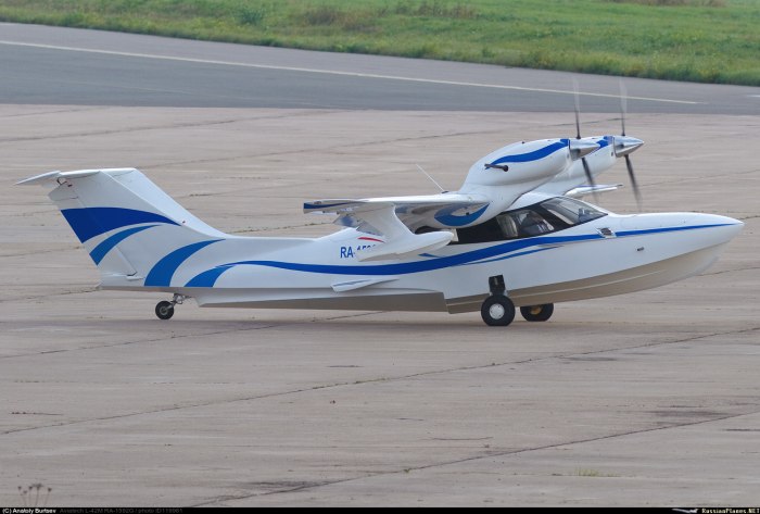 Самолет амфибия Чайка