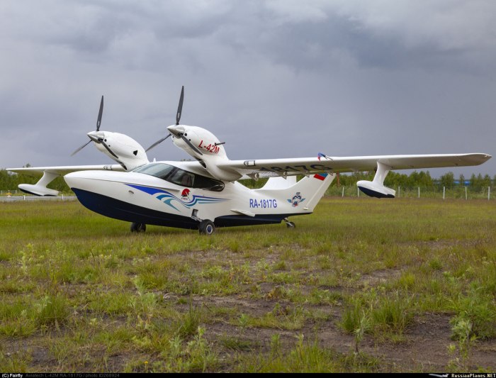 Самолет-амфибия л-42 "Чайка"