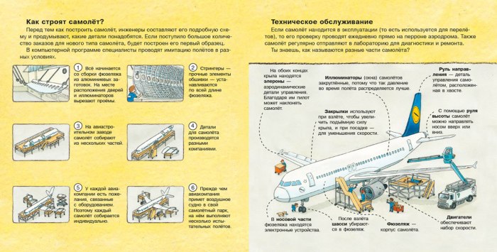 Конструкция самолета для детей