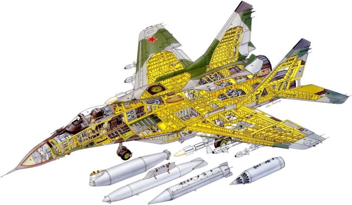 Истребитель Су-35 чертежи