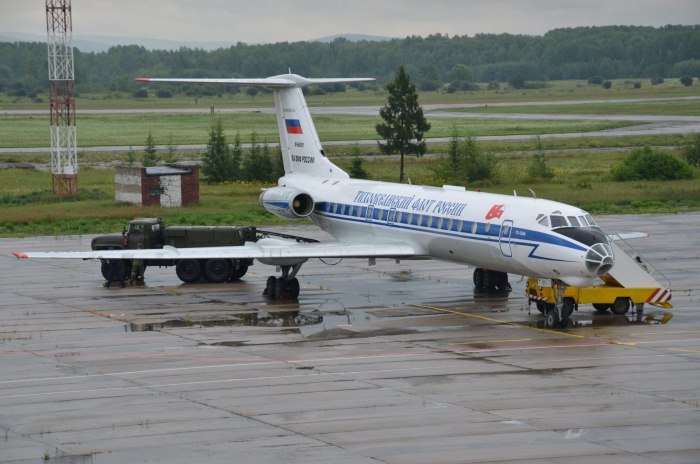 Самолет ту-134 УБК