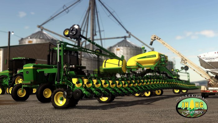 Fs19 сеялка John Deere