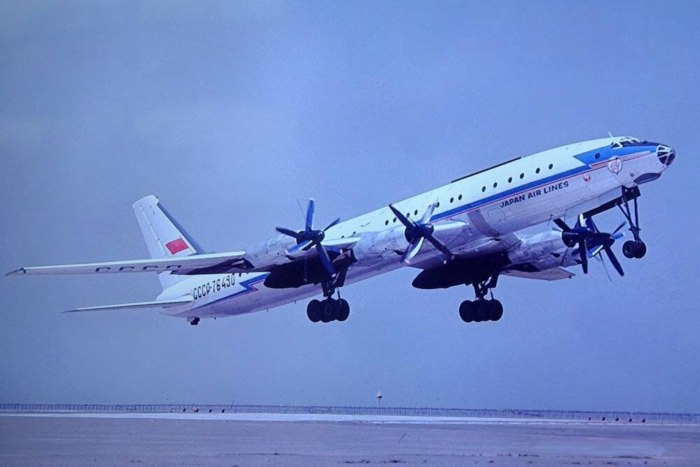 Ту-114 пассажирский самолёт