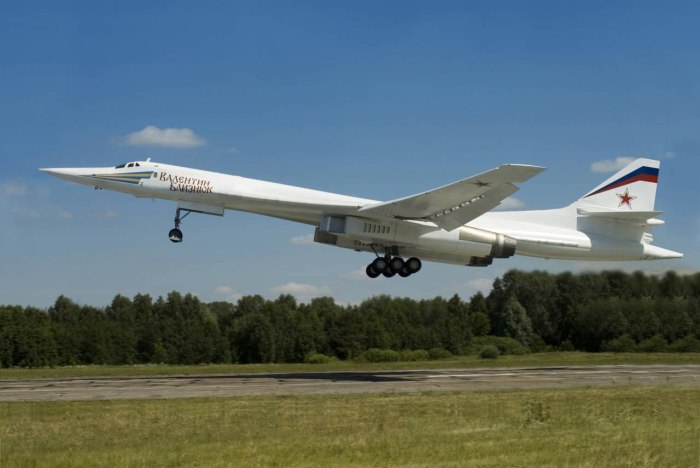 Стратегический сверхзвуковой ракетоносец-бомбардировщик ту-160