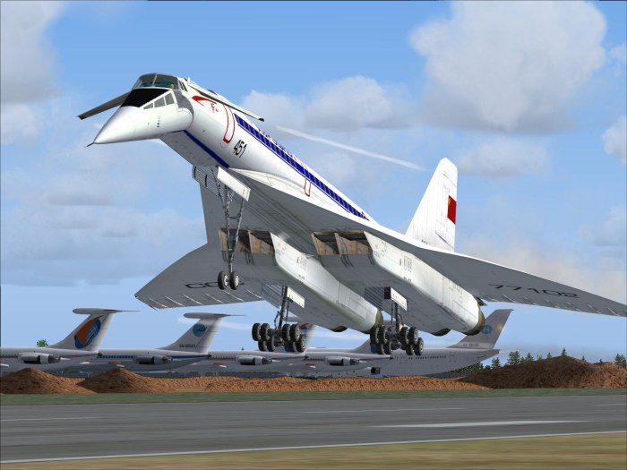 Ту сверхзвуковой пассажирский самолёт ту-144