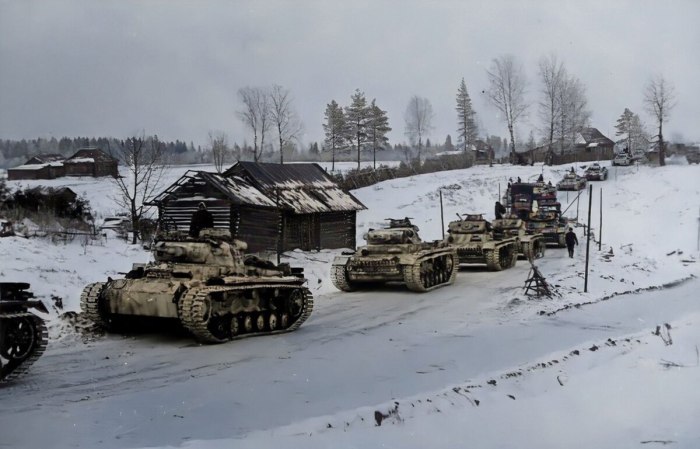 Немецкая танковая колонна 1941