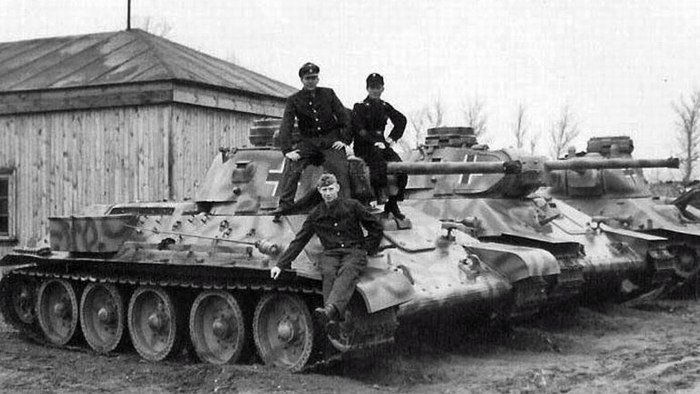 Т-34 трофейный немецкий