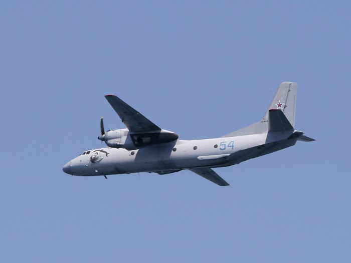 АН-26 военно-транспортный самолёт