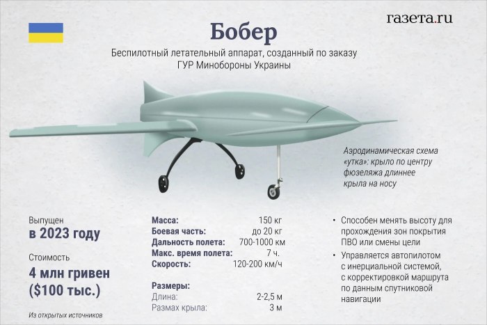 БПЛА бобер характеристики