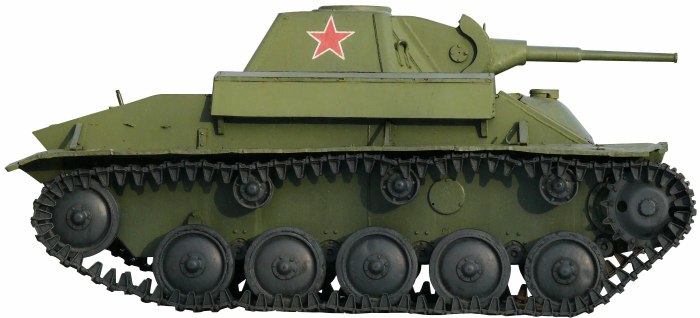 Т-70 танк сбоку