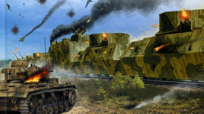 Бронепоезд СССР арт