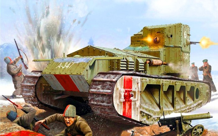 Британский средний танк MK.A Whippet