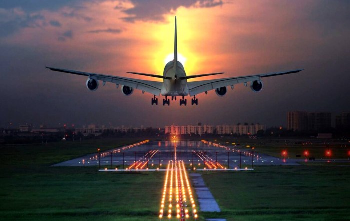 Боинг 747 взлет