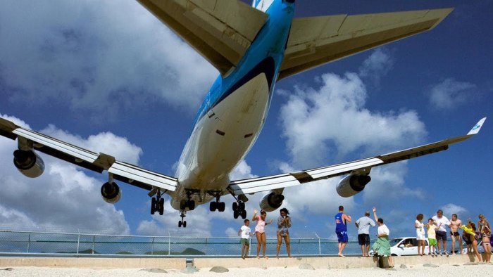 Боинг 747 взлет