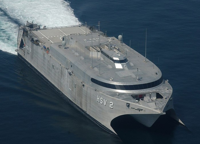 Военный корабль «HSV 2 Swift»