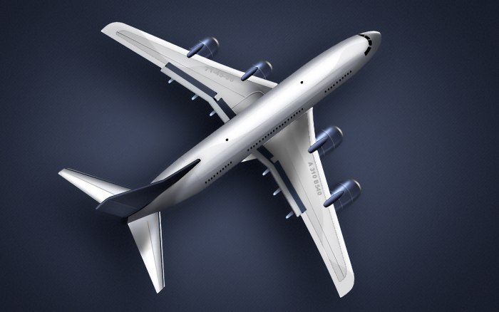 Боинг 777 снизу