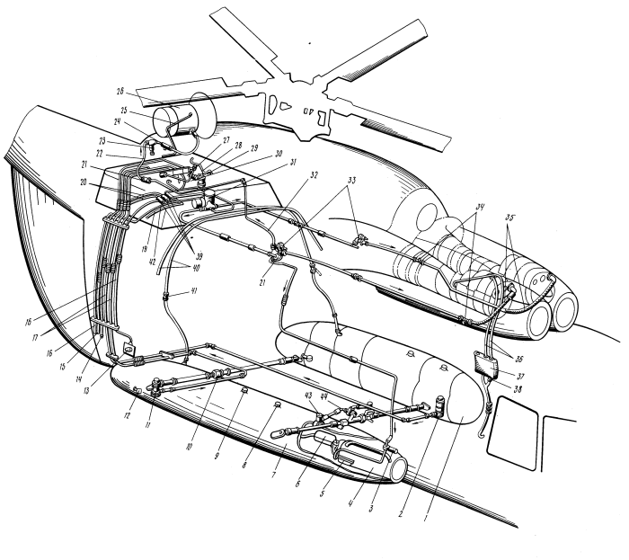 Топливные баки ми-8 вертолёт