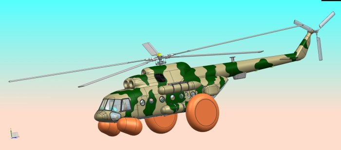 Грузовой вертолёт ми-8